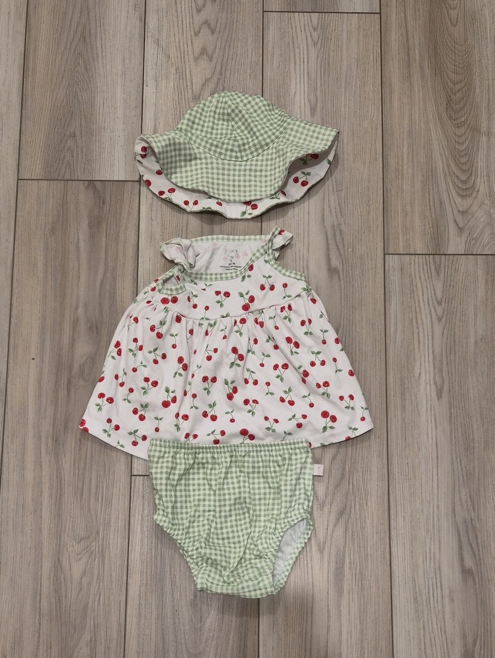 toddler cherry summer outfit